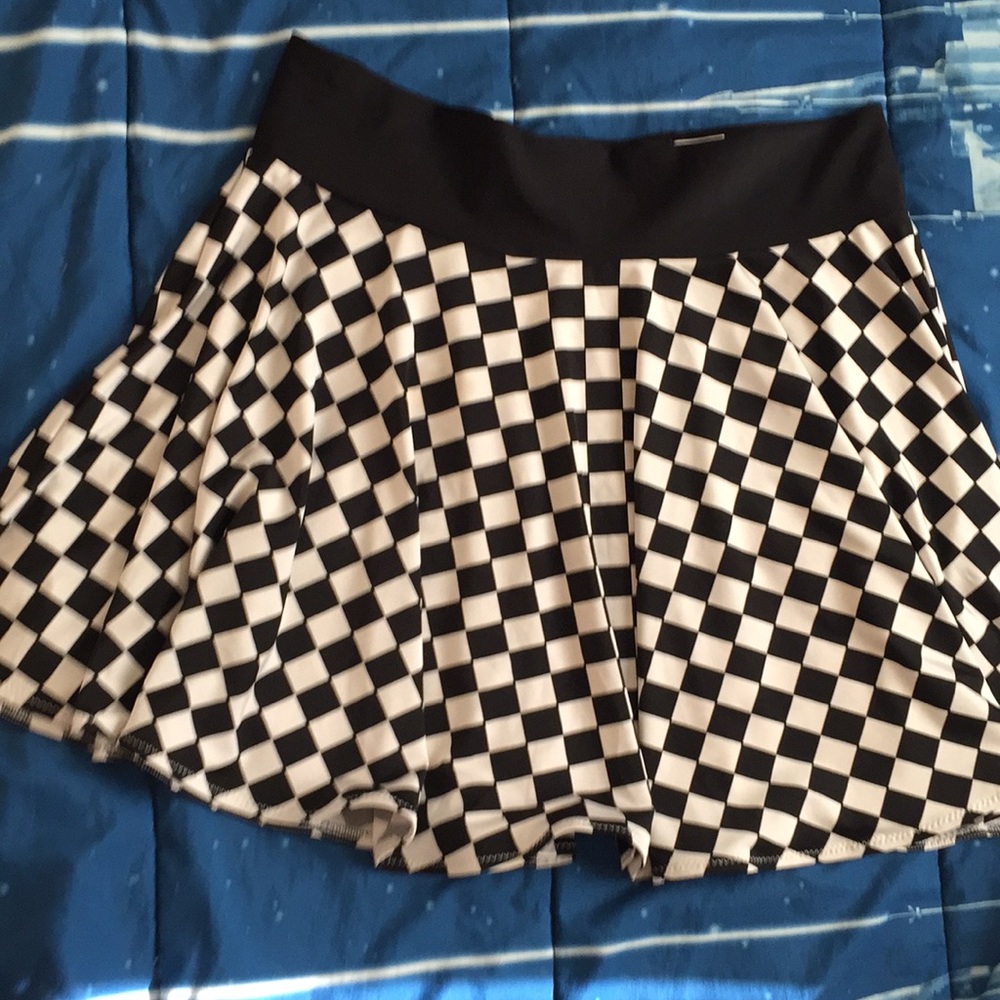 Sparkle Skirts Running Skirt Checkered Flag